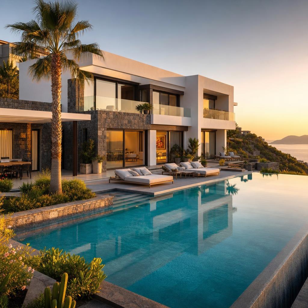 Bodrum'da Havuzlu Günlük Kiralık Yazlık Villa